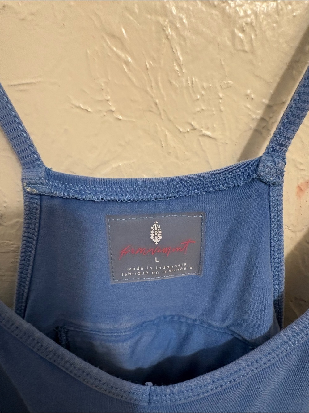 Free People Riviera Blue Hotshot Onesie- Size L flawed* read description - Picture 5 of 5